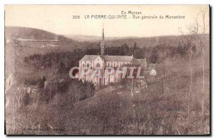 In Old Postcard Morvan Pierre Qui Vire General view of the Monastery