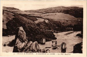 CPA Environs de ROANNE - St-Maurice-sur-Loire - Les Piles Romaines (111345)