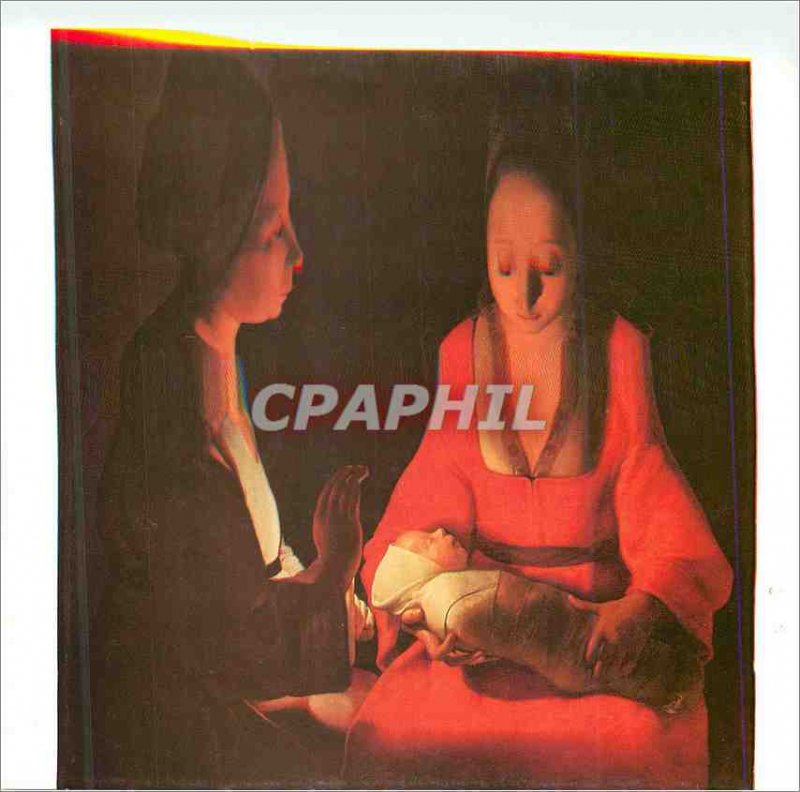 Modern Postcard Musee des Beaux Arts Rennes Georges de la Tour The New Do ca ...