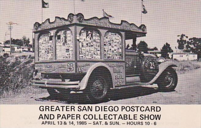 Greater San Diego Postcard and Paper Collectable Show 1985