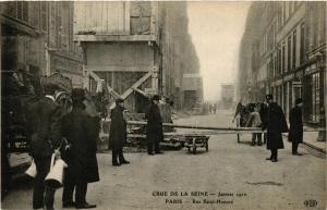 CPA PARIS Crue de la Seine 1910 Rue St-Honore (579734)