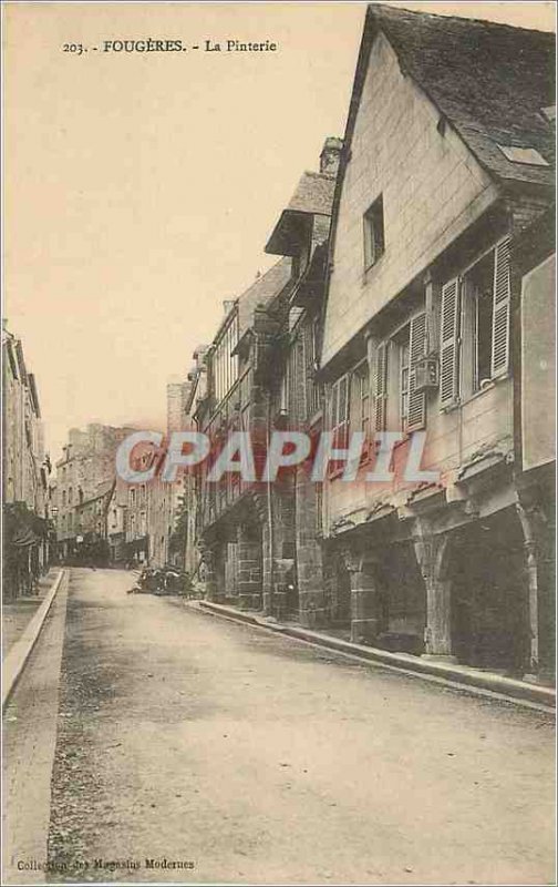 Postcard The Old Fougeres Pinterie