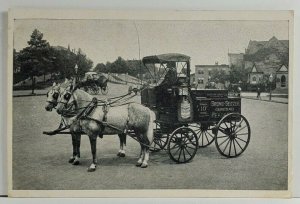 BROMO SELTZER Horse Drawn Wagon Emerson Drug Advert Baltimore MD Postcard Q2