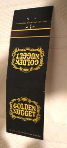 Golden Nugget Casino Las Vegas Nevada 20 Rear Strike Matchbook Cover