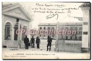 Postcard Old Barracks of Orange Train Crews