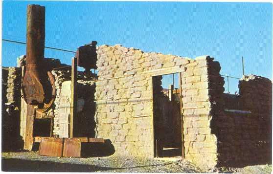 Remnants of Harmony Borax Works Death Valley Monument California , Chrome