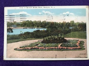 Vintage Postcard 1927 Branch Brook Park Newark New Jersey