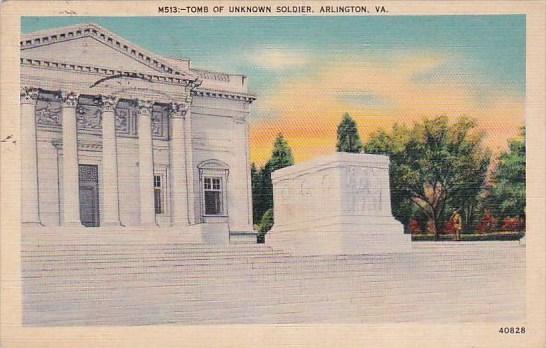 Tomb Of Unknown Soldier Arlington Virginia 1940