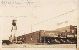 Borger Texas c1934 RPPC Real photo postcard Postage due AS132
