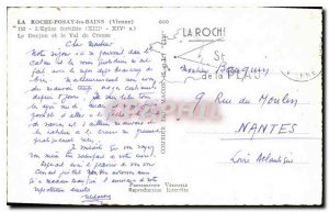 Old Postcard La Roche Posay les Bains (Vienna) fortified church (thirteenth f...