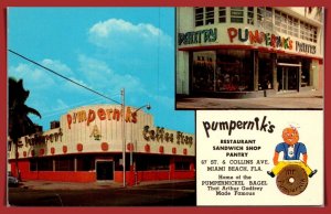Florida, Miami Beach - Pumpernik's Restaurant - [FL-945]