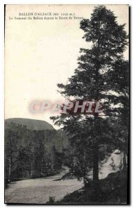 Old Postcard Ballon d'Alsace summit of the Ballon depuits Road Sewen