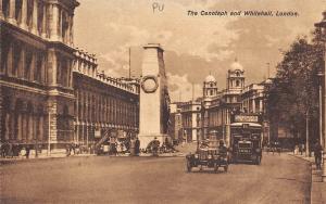 BR65643 the cenotaph and whitehall double decker bus car   london  uk