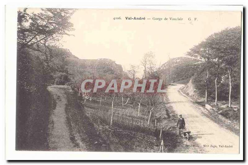 Val Andre Old Postcard Gorge Vauclair