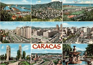 Mysterious Vintage Postcard from Caracas, Venezuela