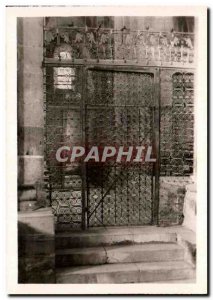 Postcard Modern Church In Conques Grille In Wrought iron