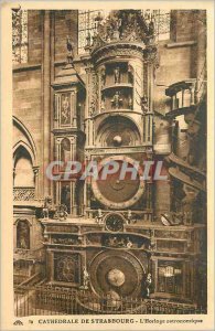 Postcard Old Cathedral of Strasbourg The Astronomical Clock