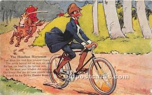 Bicycle Postcard The Headless Horseman