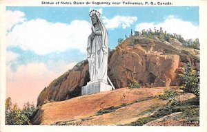 Statue of Notre Dame du Saguenay near Tadoussac Quebec Unused 