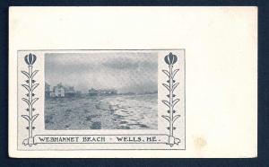 Webhannet Beach Wells Maine unused c1905