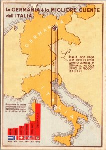 Mint Italy WW2 Patriotic PPC Artist Picture postcard italian Best Customer