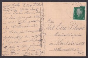 Darmstadt Germany postcard 1938 Marienhöhe Rest Home River View