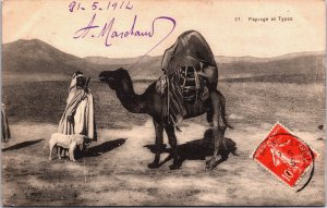 Algeria Paysage et Types Vintage Postcard C165