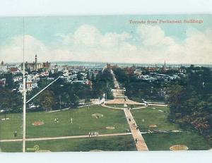 Divided-Back VIEW FROM THE PARLIAMENT BUILDINGS Toronto Ontario ON i1561