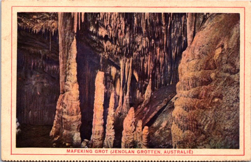 Australia Mafeking Cave Jenolan Caves Vintage Postcard 09.96