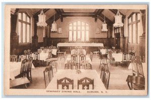c1910's Seminary Dining Hall Auburn New York NY Unposted Postcard