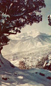 Colorado Pikes Peak In Winter