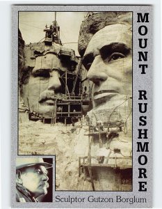 Postcard Mount Rushmore Keystone South Dakota USA