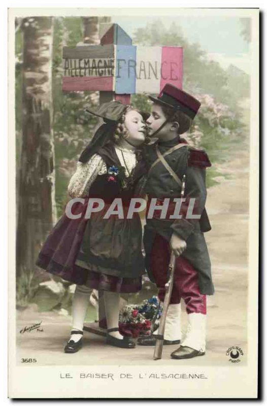 Old Postcard Fantasy Children Germany France Militaria