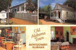 Montgomery, AL Alabama  OLD ALABAMA TOWN~Outdoor Museum 4X6 Continental Postcard