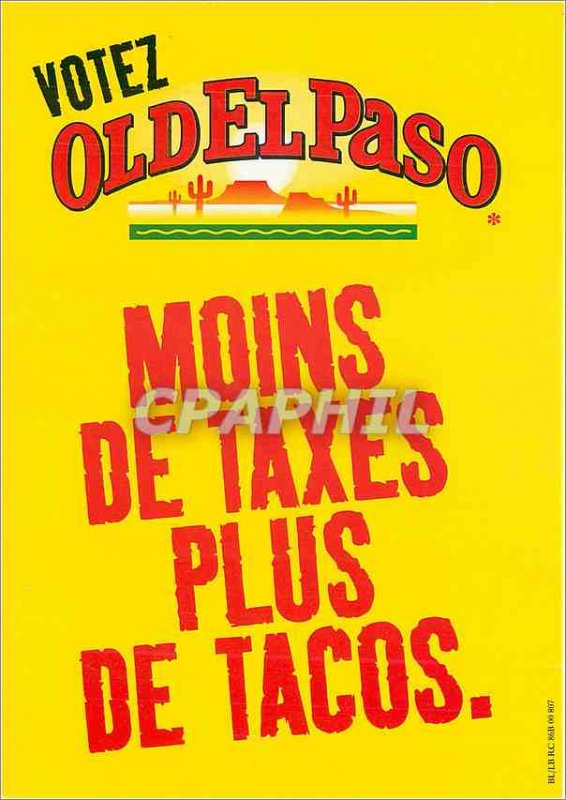 Modern Postcard Vote Old El Paso Restaurant