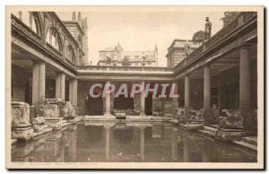 Great Britain Great Britain Postcard The Old Roman bath Bath