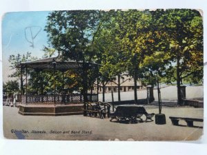 Gibraltar Alameda Saloon and Band Stand Vintage Postcard