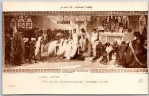 Lionel Royer Premiere Communion De Jeanne D'Arc France Postcard