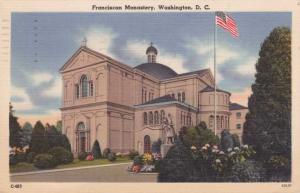 Franciscan Monastery - Washington, DC - pm 1956 - Linen