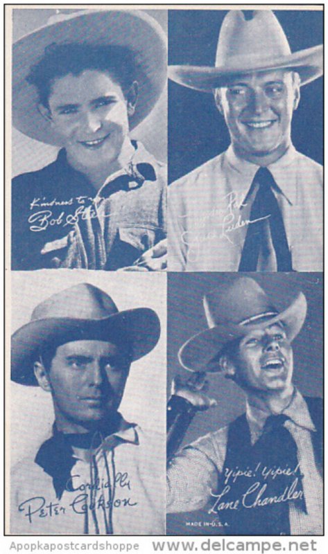 Cowboy Arcade Card Bob Steele Jack Luden Peter Cookson Lane Chandler