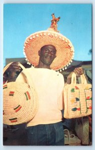 Straw Vendor - Nassau BAHAMAS Postcard
