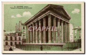 Old Postcard Vienna Temple & # 39Auguste and Liyle