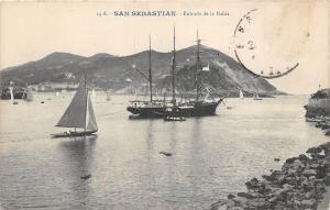 B93079 san sebastian entrada de la bahia ship bateaux spain