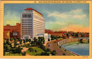 Postcard BUILDING SCENE Columbus Ohio OH AN9461