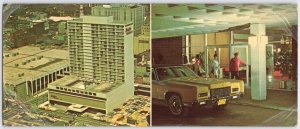 Vintage Stouffer's Cincinnati Inn Hotel Ohio Postcard 1970s Lincoln Car