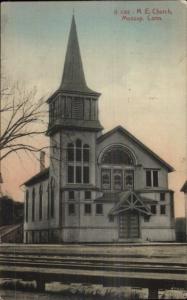 Moosup CT ME Church c1910 Postcard