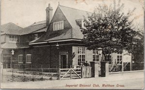 Imperial Unionist Club Waltham Cross England UK c1905 Martin Postcard F55 *as is