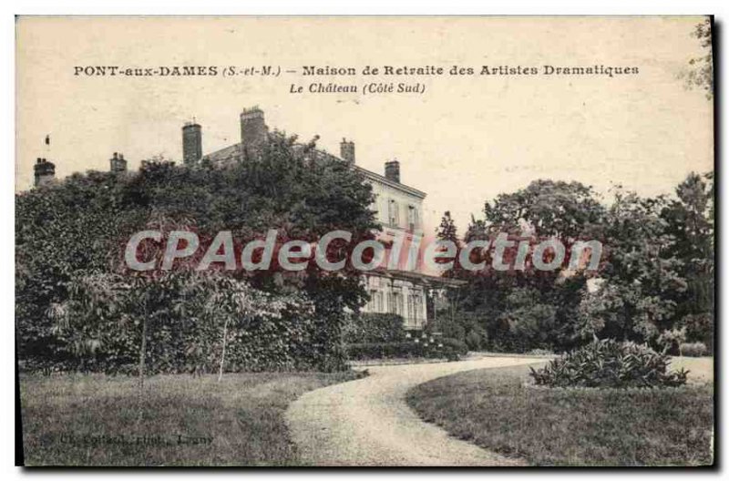 Postcard Old Bridge Dames S and M house Dramatic Artist Retreat The south coa...