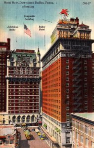 Texas Dallas Downtown Hotel Row