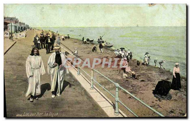 Old Postcard Luc Sur Mer La Digue